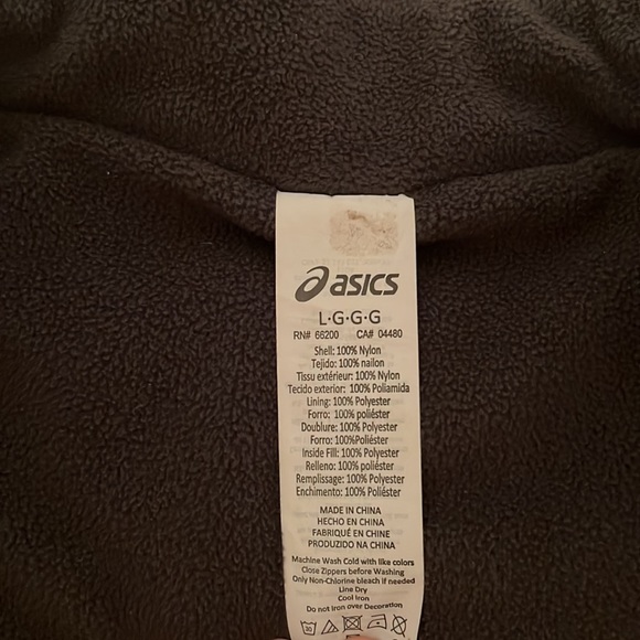 Womens puffer vest ASICS white size large - Picture 3 of 3